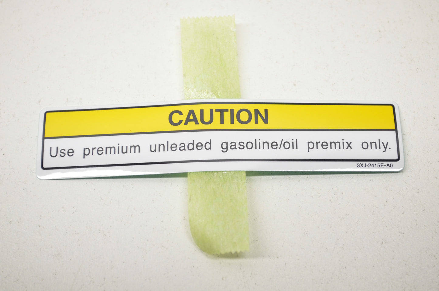 Caution Label NOS