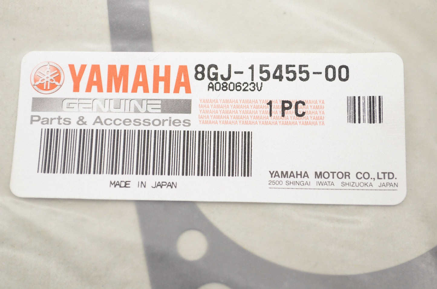 OEM Yamaha 8GJ-15455-00-00 Gasket 1 NOS