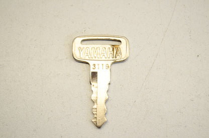New OEM Yamaha Precut Key 3119 NOS