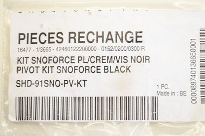 New OEM Yamaha Snowforce Helmet Pivot Kit Black NOS
