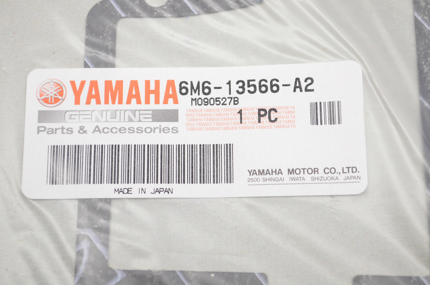 OEM Yamaha 6M6-13566-A2-00 Gasket NOS