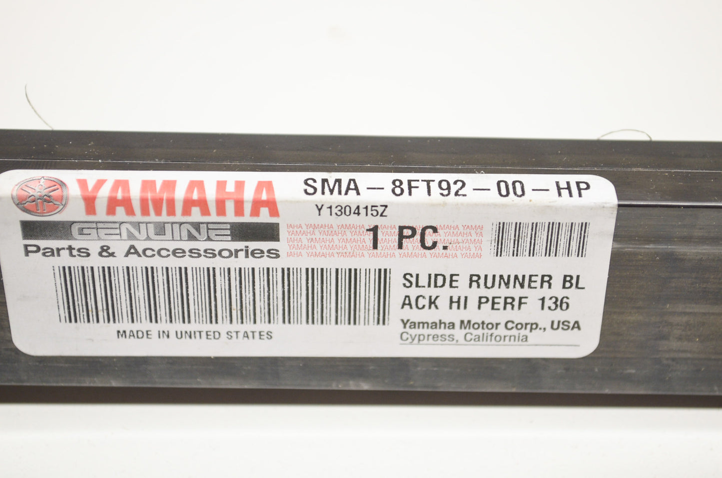 OEM Yamaha SMA-8FT92-00-HP Hi-Performance Black Slider Runner Qty 2 NOS