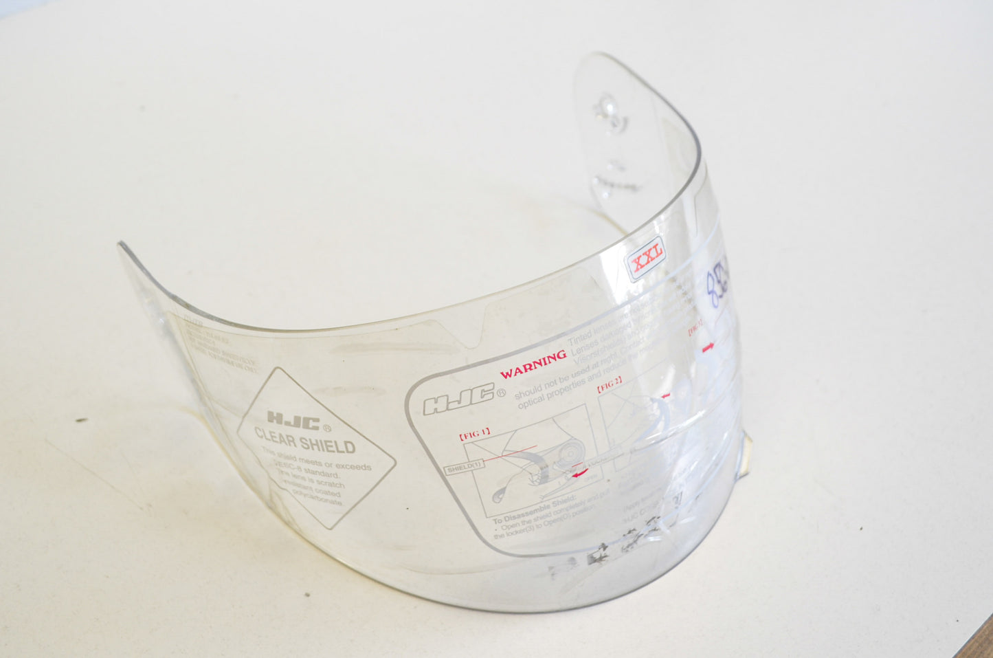 New HJC HJ-05 Clear Face Shield XXL NOS