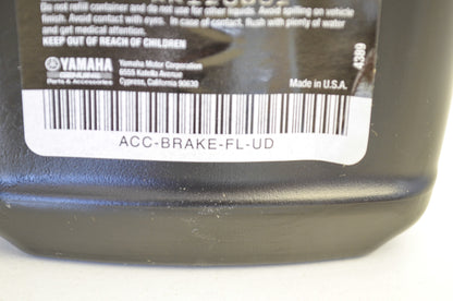 New OEM Yamaha Yamalube Brake Fluid Lubricant 8 Oz NOS