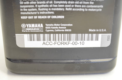 New OEM Yamaha Yamalube Fork and Shock Oil 10W 1 Pint NOS