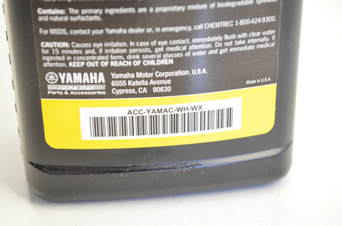 New OEM Yamaha Yamalube Wash and Wax Concentrate 16 Oz NOS