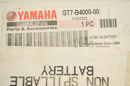 New OEM Yamaha GS Non Spillable Battery NOS