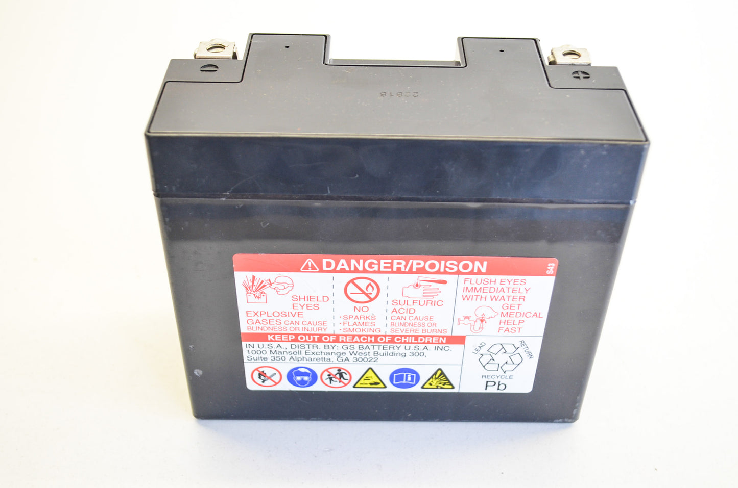 New OEM Yamaha GS Non Spillable Battery NOS