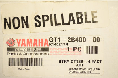 New OEM Yamaha GS Non Spillable Battery NOS