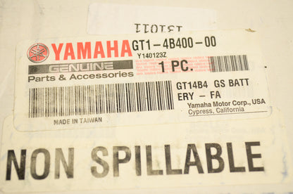 New OEM Yamaha GS Non Spillable Battery NOS