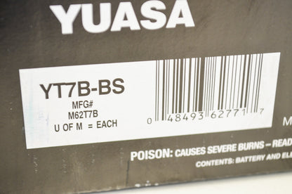 New Yuasa Maintenance Free Battery NOS