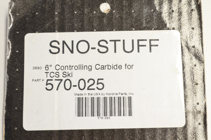 6' Controlling Carbide for TCS Ski NOS