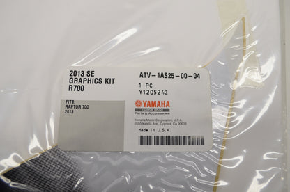 OEM Yamaha ATV-1AS25-00-04 Graphic Kit 13 Raptor 700 NOS