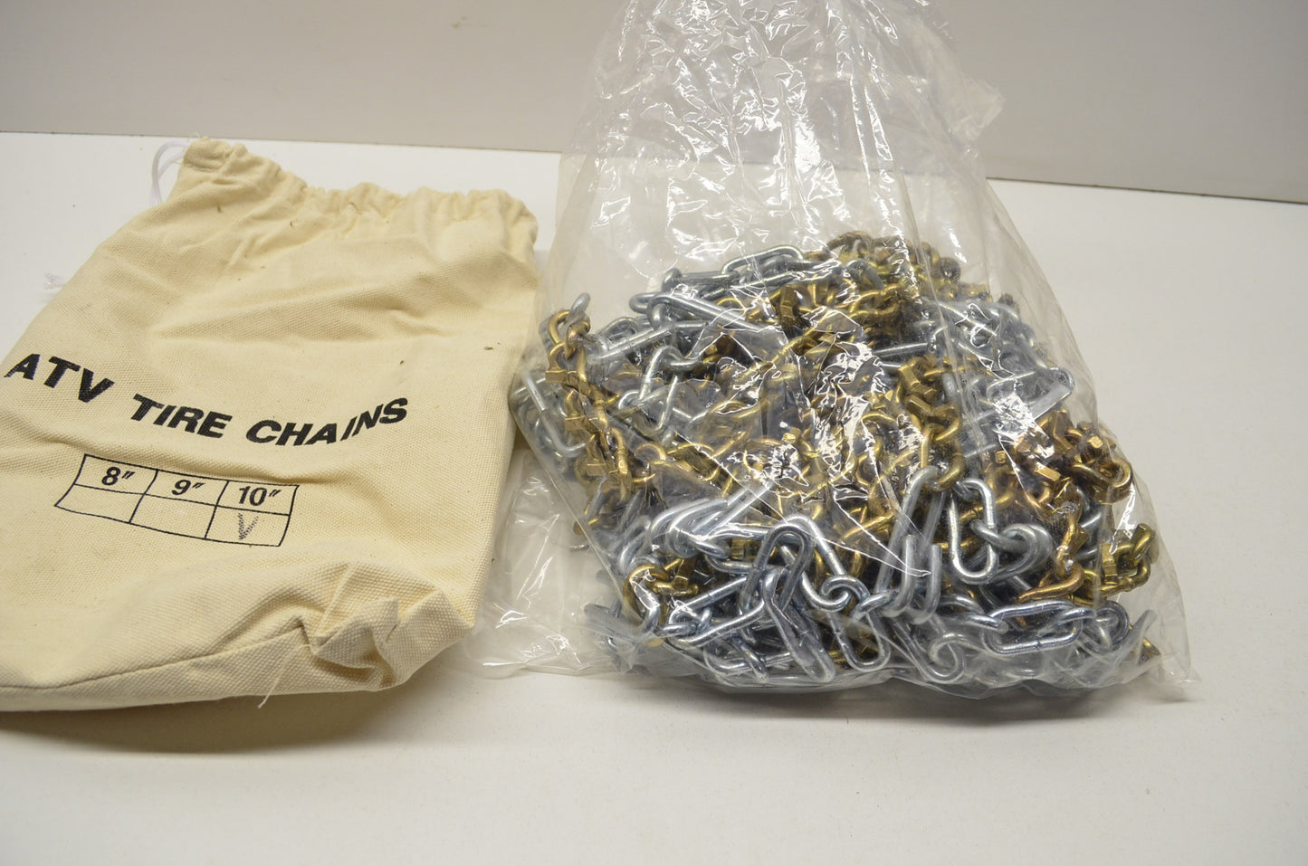 10 inch Tire Chains NOS