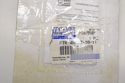 OEM Yamaha STR-4NK37-10-11 Chrome Handlebar Grip NOS
