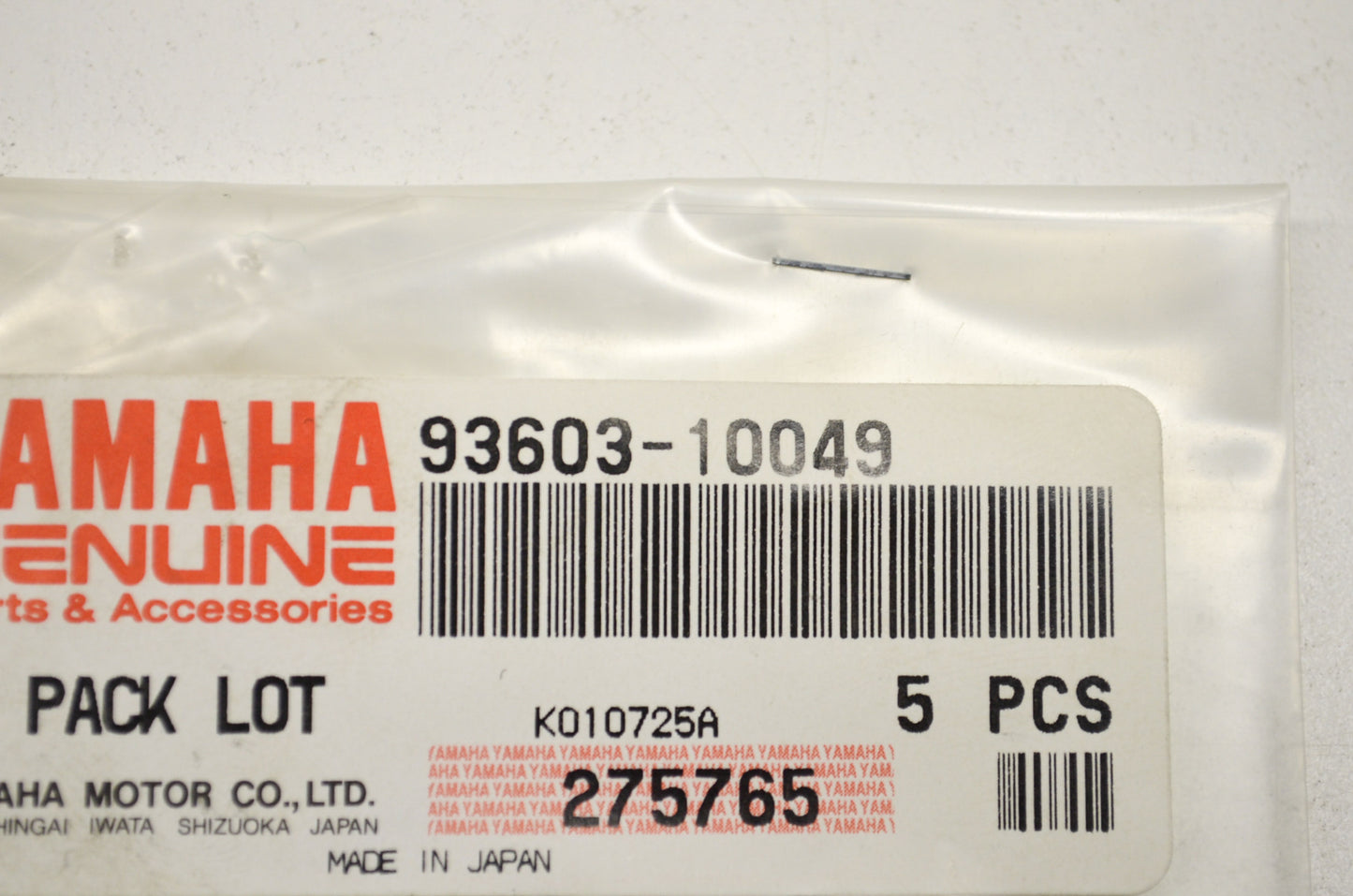 OEM Yamaha 93603-10049-00 Dowel Pin Qty 2 NOS