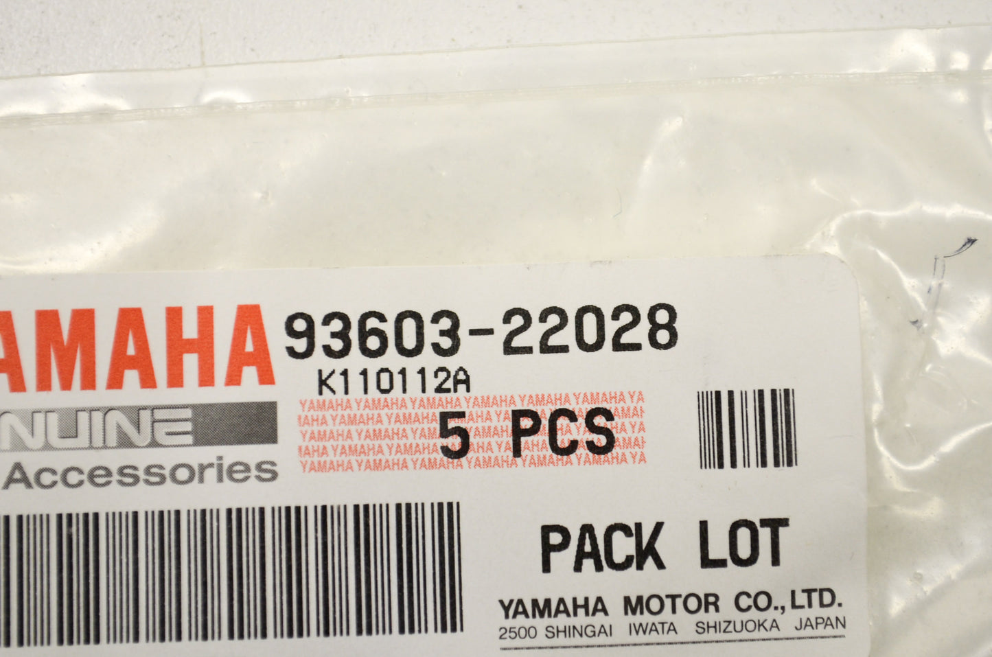 OEM Yamaha 93603-22028-00 Dowel Pin Qty 3 NOS