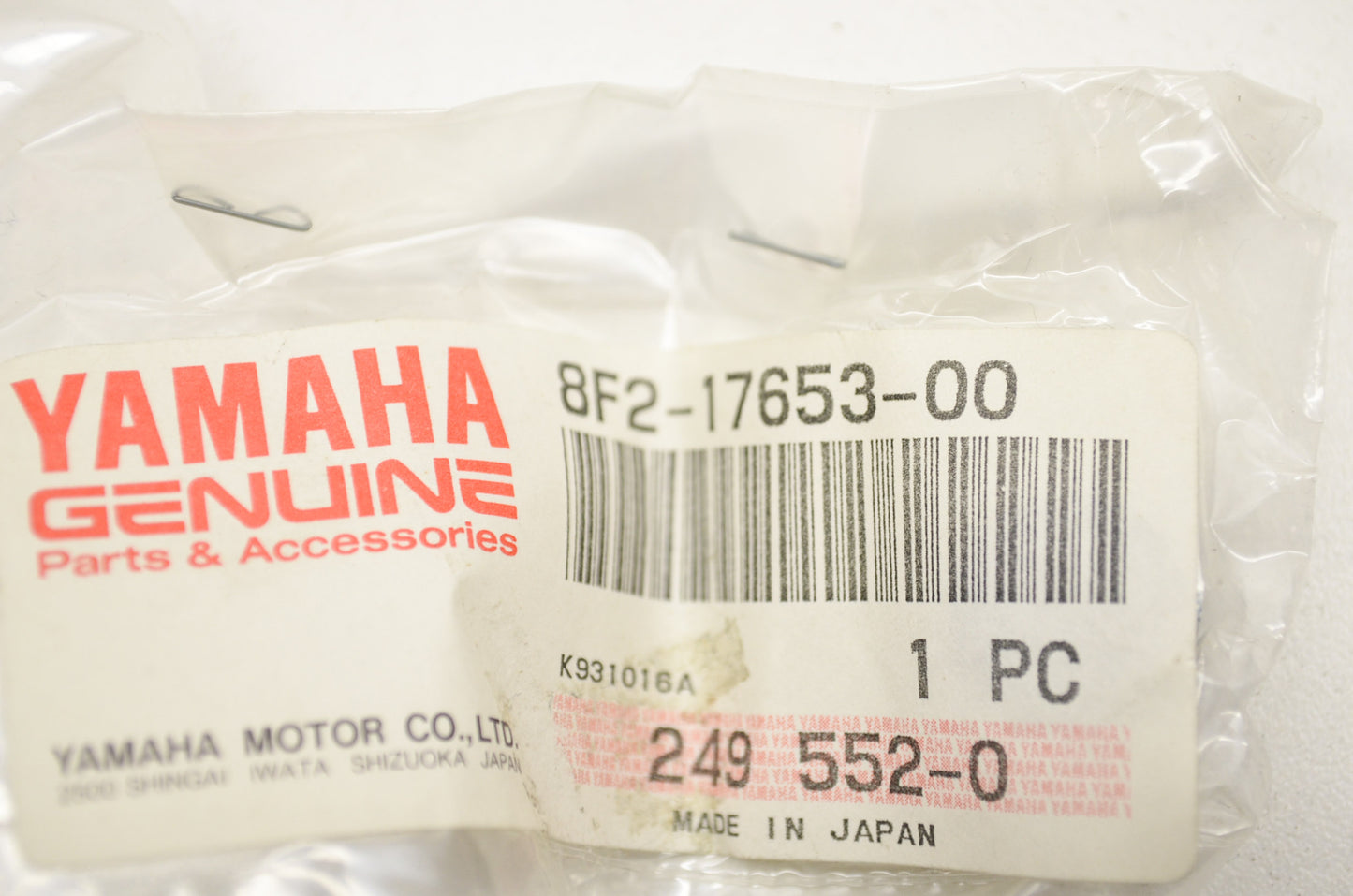 OEM Yamaha 8F2-17653-00-00 Slider Qty 3 NOS