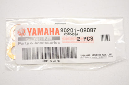 OEM Yamaha 90201-08087-00 Plate Washer Qty 2 NOS