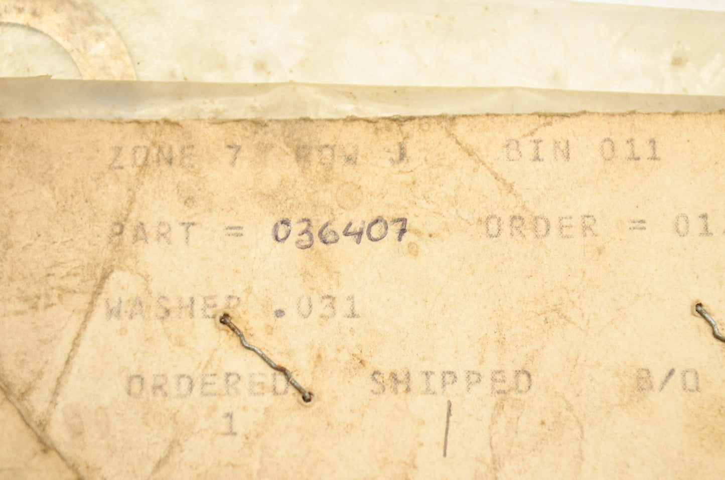 Gravely 036407, 06413400 Thrust Washer .758x1.23x.031 NOS