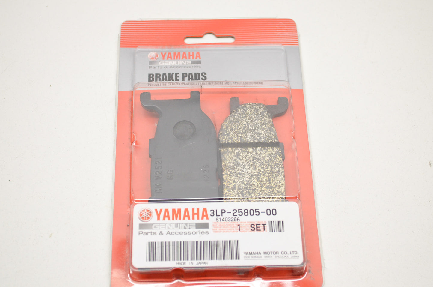 OEM Yamaha 3LP-25805-00-00 Brake Pad Kit NOS