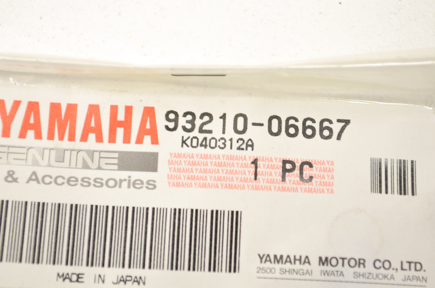 OEM Yamaha 93210-06667-00 O-Ring Qty 2 NOS