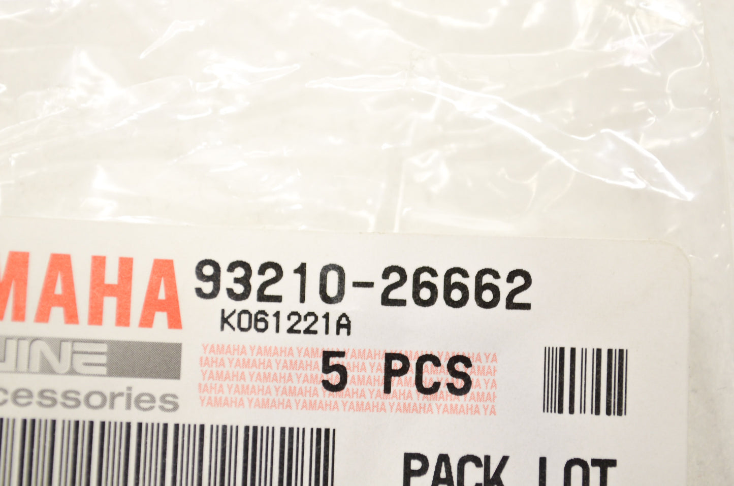OEM Yamaha 93210-26662-00 O-Ring Qty 2 NOS