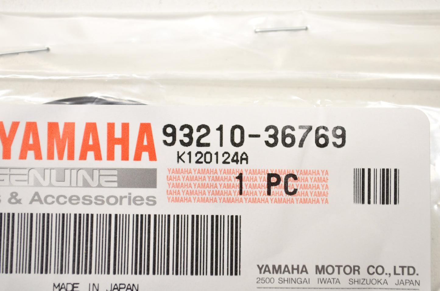 OEM Yamaha 93210-36769-00 O-Ring (2TY) Qty 2 NOS