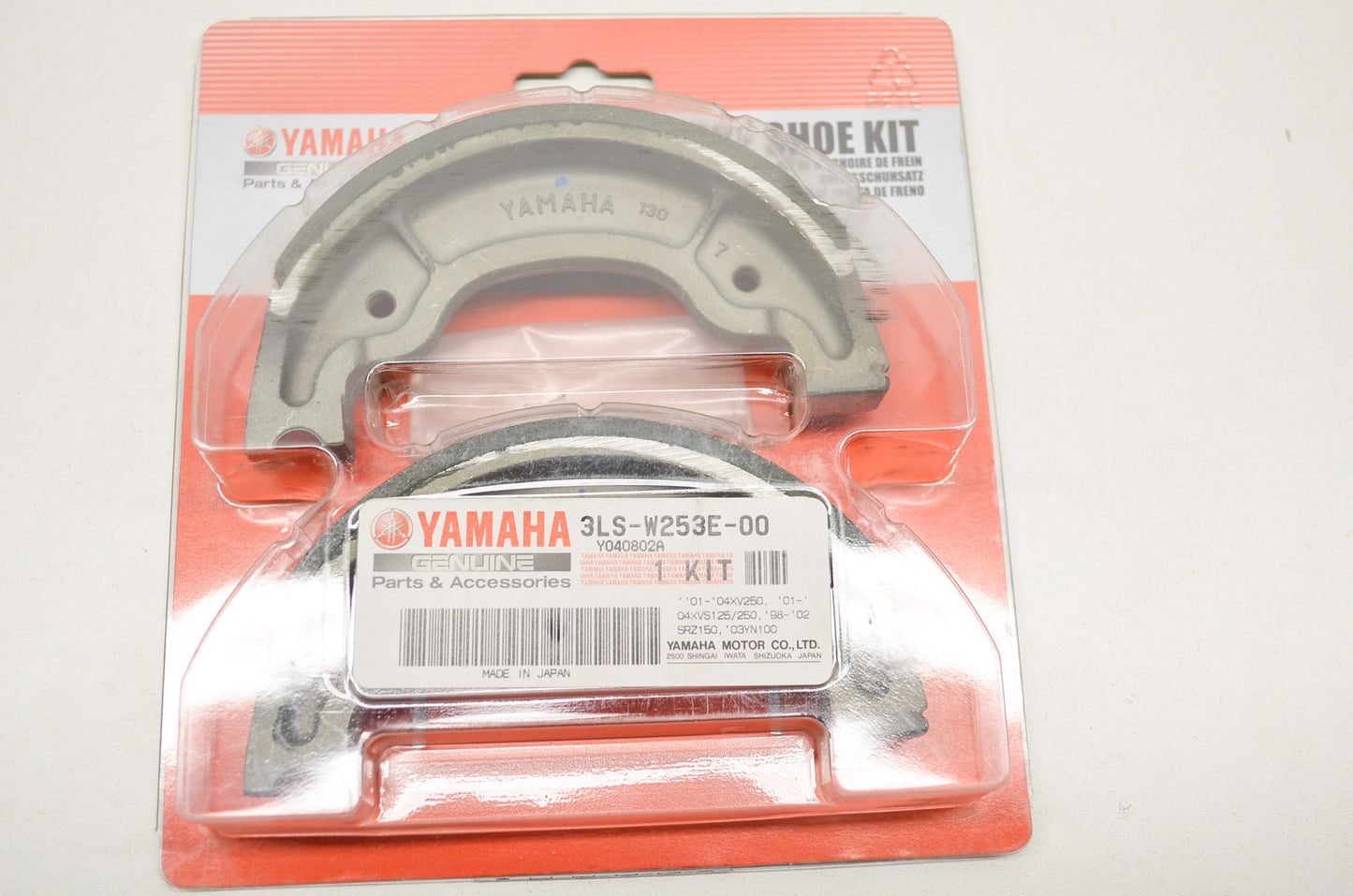 OEM Yamaha 3LS-W253E-00-00 Brake Shoe Kit NOS
