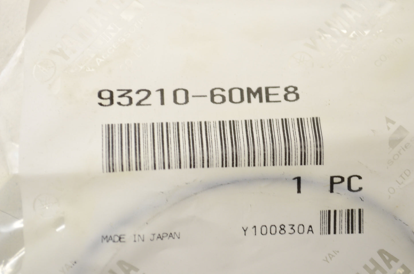 OEM Yamaha 93210-60ME8-00 O-Ring NOS