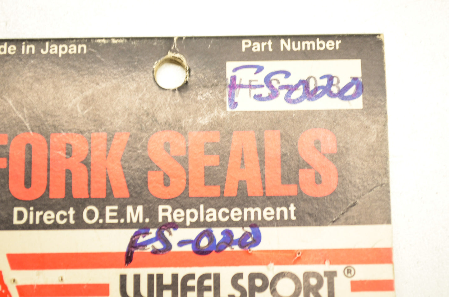 Wheelsport 42-9023, FS-020 Fork Seal Kit 9x52x11 NOS