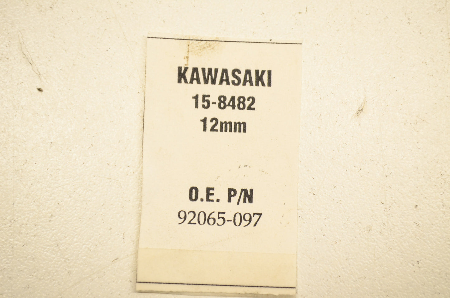 K&L 15-8482, 92065-097 Drain Plug Washer 12mm Kawasaki NOS