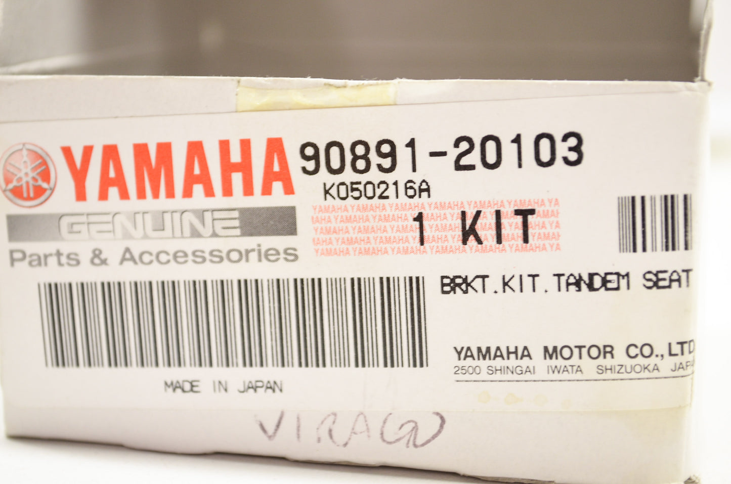 OEM Yamaha 90891-20103-00 Tandem Bracket Kit NOS