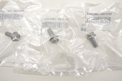 OEM Yamaha 90105-06109-00 Flange Bolt Qty 3 NOS