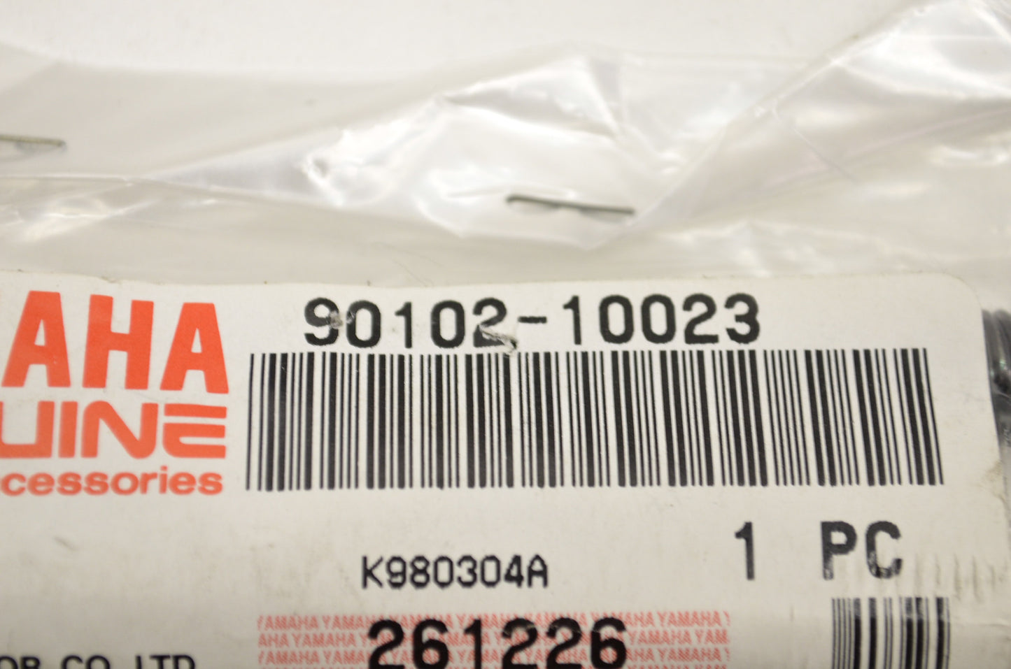 OEM Yamaha 90102-10023-00 Bolt w/ Hole Qty 2 NOS