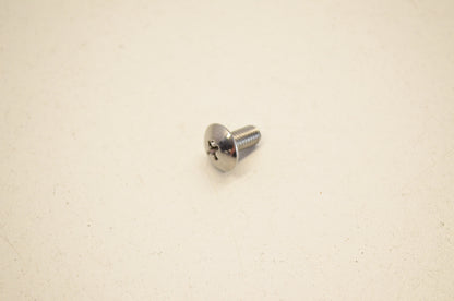 K&L 33-7853 Chrome Oval Head Phillips Screw 5x10mm NOS
