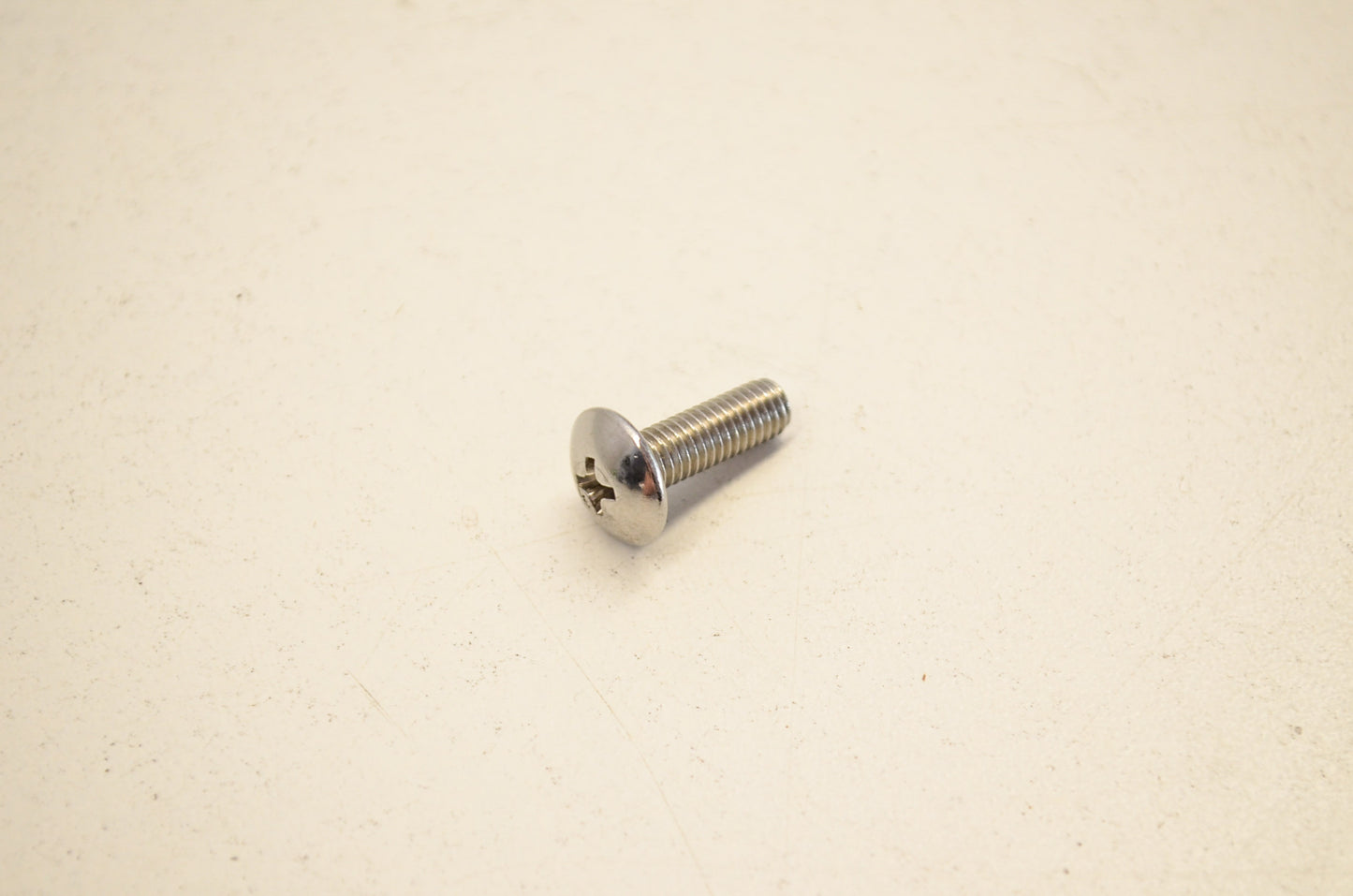 K&L 33-7855 Chrome Oval Head Phillips Screw 5x16mm NOS