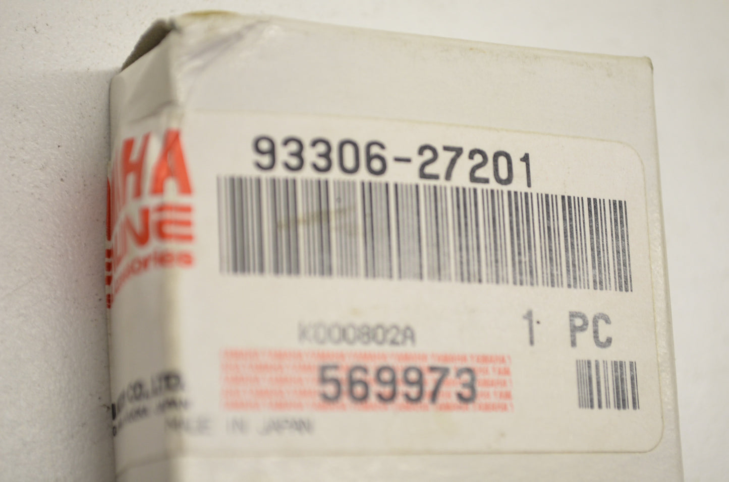 OEM Yamaha 93306-27201-00 Bearing NOS