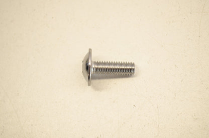 K&L 33-7860 Chrome Oval Head Phillips Screw 6x18mm NOS