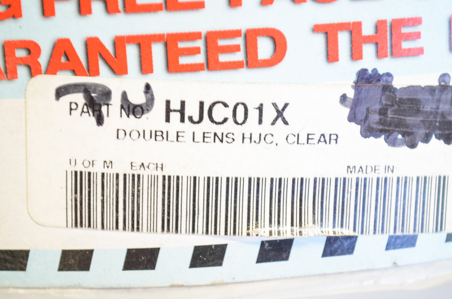 New Sno Rider HJC Double Lens Clear Face Shield NOS