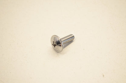 K&L 33-7860 Chrome Oval Head Phillips Screw 6x18mm NOS