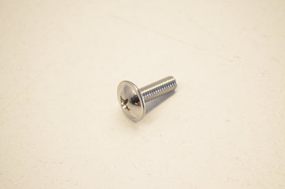 K&L 18-7861 Chrome Oval Head Phillips Screw 6x20mm NOS