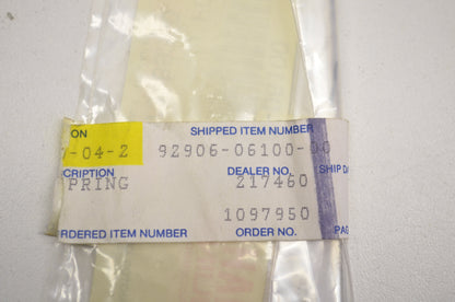 OEM Yamaha 92906-06100-00 Spring Washer Qty 4 NOS