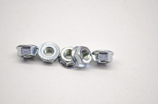 OEM Yamaha 95707-06500-00 Flange Nut (4MV) Qty 5 NOS