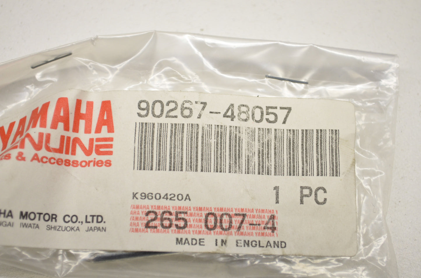 OEM Yamaha 90267-48057-00 Blind Rivet Qty 4 NOS