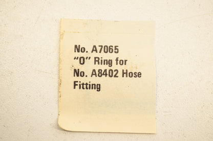 Everco A7065 O-Ring Qty 5 NOS