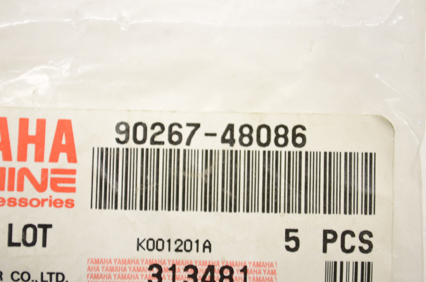 OEM Yamaha 90267-48086-00 Blind Rivet Qty 3 NOS