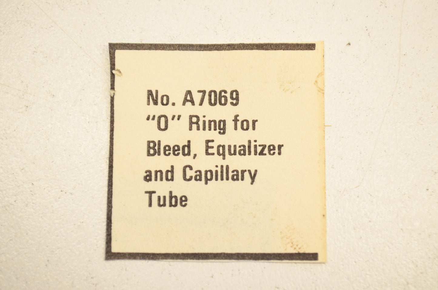 Everco A7069 O-Ring Qty 6 NOS