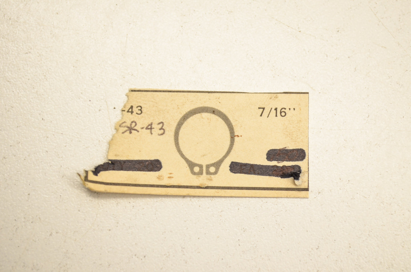 Aftermarket SR-43 Snap Rings 7/16' Qty 8 NOS