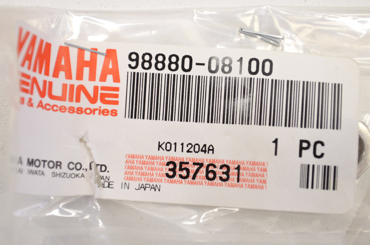 OEM Yamaha 98880-08100-00 Hex Nut Qty 3 NOS